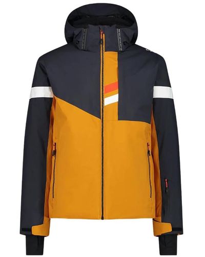 CMP Skijacke aus twill mit abnehmbarer kapuze - Orange