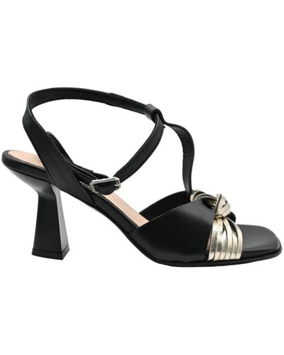 Janet & Janet Shoes > sandals > high heel sandals - Noir