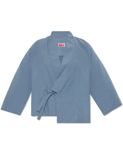 KENZO Kimono corto - Azul