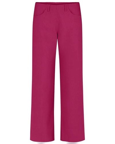 LauRie Wide Trousers - Red