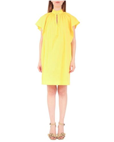 Max Mara Studio Short Dresses - Yellow