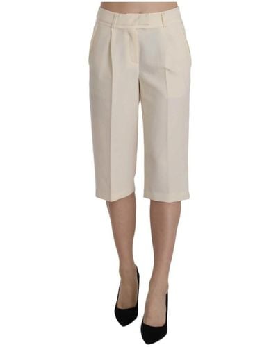 Silvian Heach Pantaloni cropped - Neutro