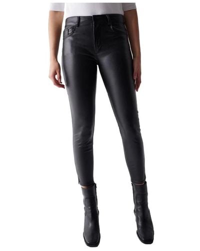 Salsa Jeans Cropped Trousers - Black