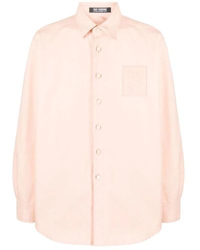 Raf Simons Casual Shirts - Pink