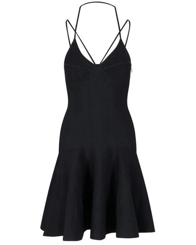 Alexander McQueen Short Dresses - Black