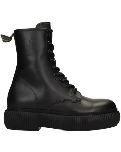Lanvin Lace-Up Boots - Black