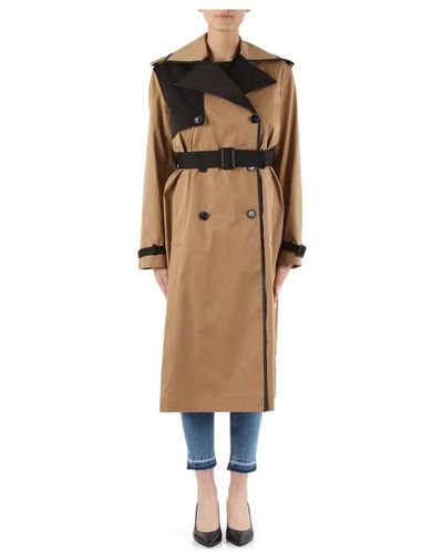BOSS Belted Coats - Natural