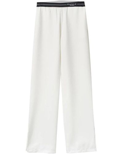 Gaelle Paris Trousers > wide trousers - Blanc
