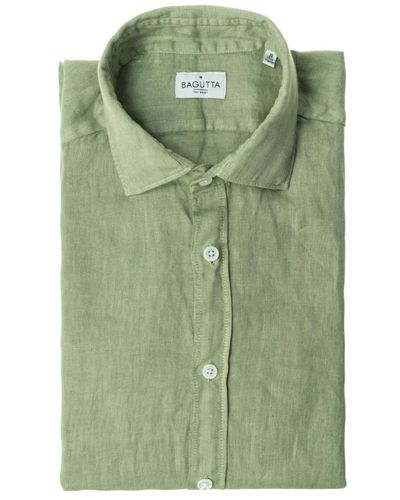 Bagutta Formal Shirts - Green