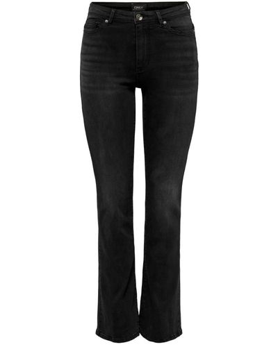 ONLY Jeans bootcut - Noir