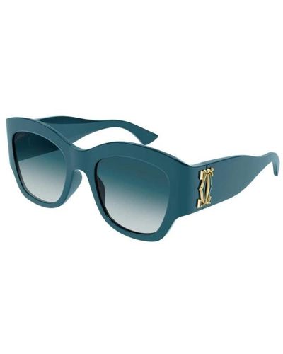 Cartier Stylische sonnenbrille mit indeterminado montura - Blau