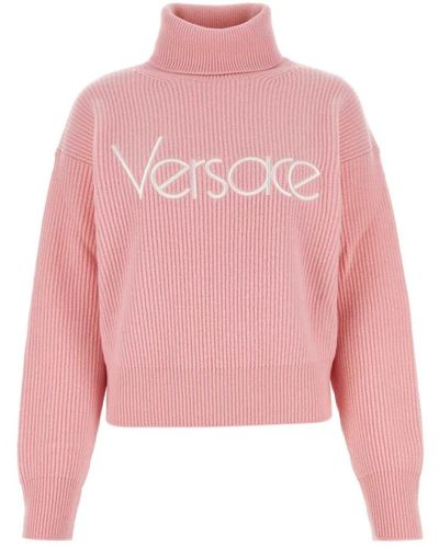 Versace Maglione rosa in lana - elegante e confortevole