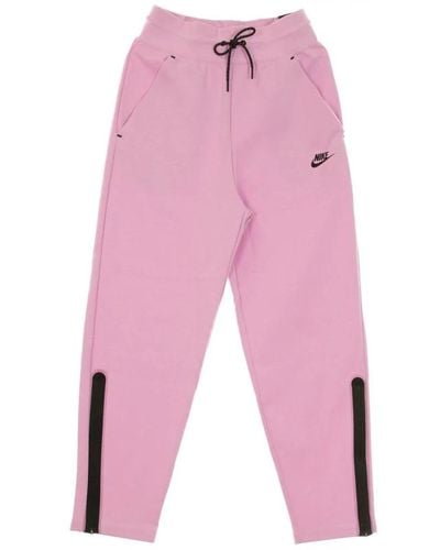 Nike Leichte sport tech fleece trainingshose - Pink