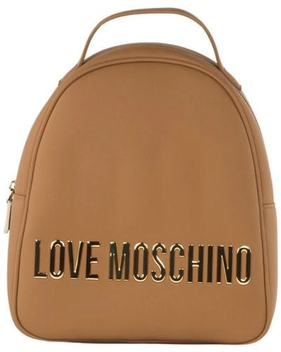 Love Moschino Backpacks - Natural