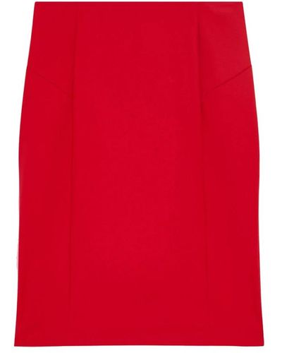 Patrizia Pepe Pencil skirts - Rojo