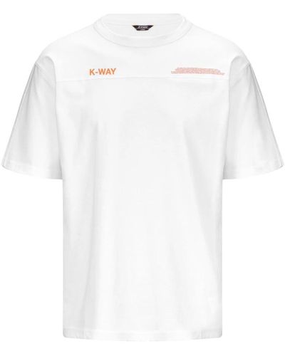 K-Way T-Shirts - White