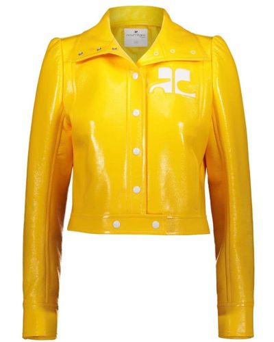 Courreges Light Jackets - Yellow