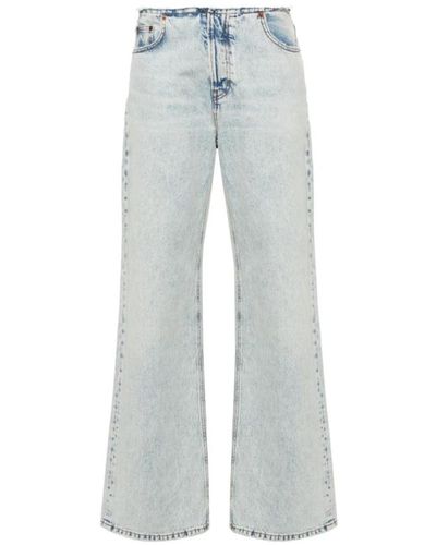 Haikure Koreanische stil denim jeans - Blau