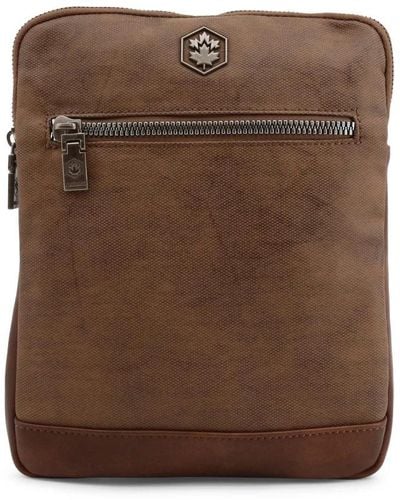 Lumberjack Messenger Bags - Brown
