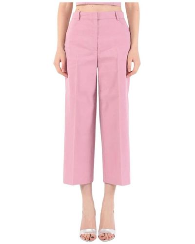 Pinko Cropped Pants - Pink