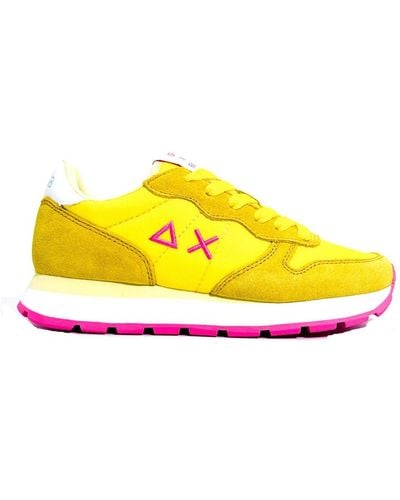 Sun 68 Sneakers gialle ally solid - Giallo