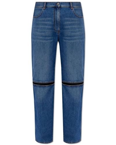 JW Anderson Jeans con logo - Azul