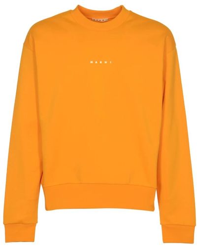 Marni Stylische sweatshirts für männer und frauen - Orange