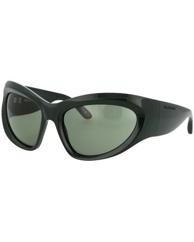 Balenciaga Stylische sonnenbrille mit bb0228s design - Grün