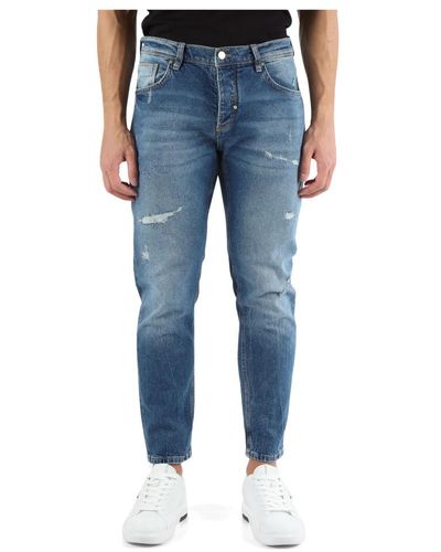 Antony Morato Pantalone jeans cinque tasche argon slim ankle lenght - Blu