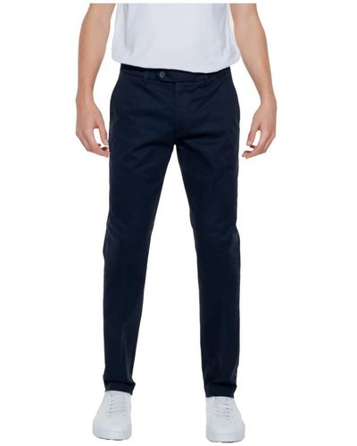 Antony Morato Trousers > slim-fit trousers - Bleu