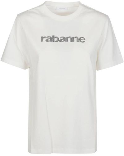 Rabanne T-Shirts - White