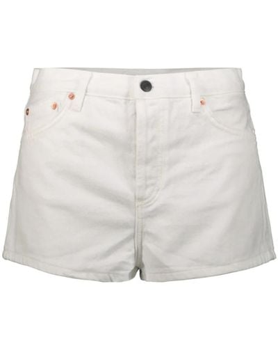 Wardrobe NYC Denim Shorts - White