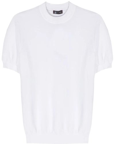Colombo Italienisches baumwoll-t-shirt - Weiß