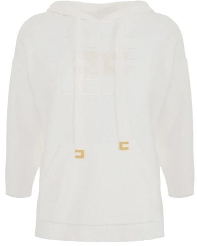 Elisabetta Franchi Sweatshirts & hoodies > hoodies - Blanc