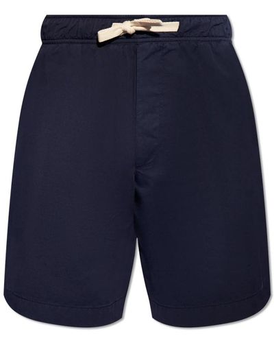 Palm Angels Shorts mit logo - Blau