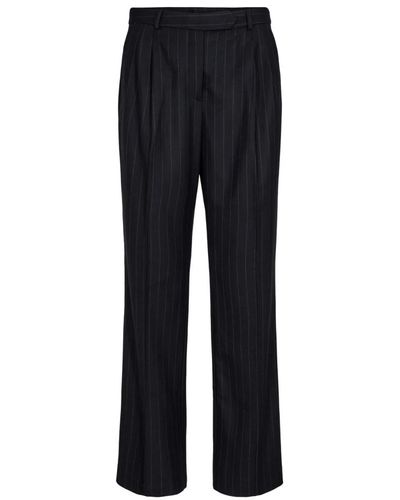 Designers Remix Trousers > wide trousers - Noir