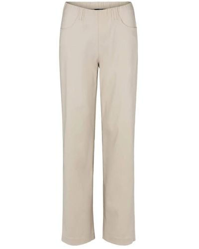 LauRie Straight trousers - Natur