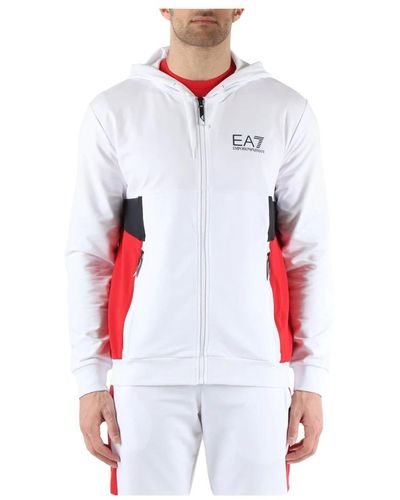 EA7 Zip-Throughs - White