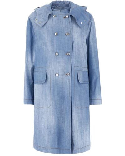 Ermanno Scervino Trench coat elegante per donne - Blu
