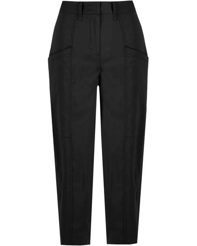 Bomboogie Straight Trousers - Black