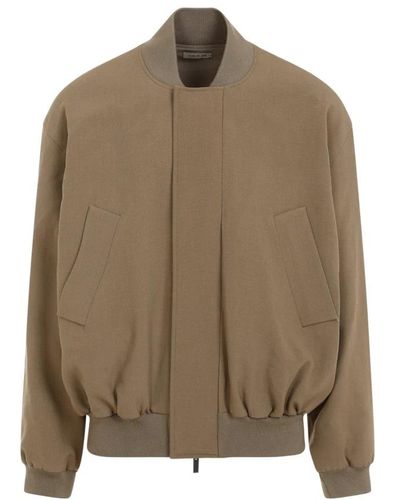 Fear Of God Bomber Jackets - Brown