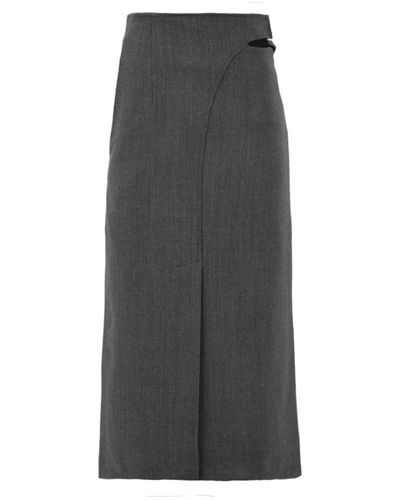 Beatrice B. Midi Skirts - Grey
