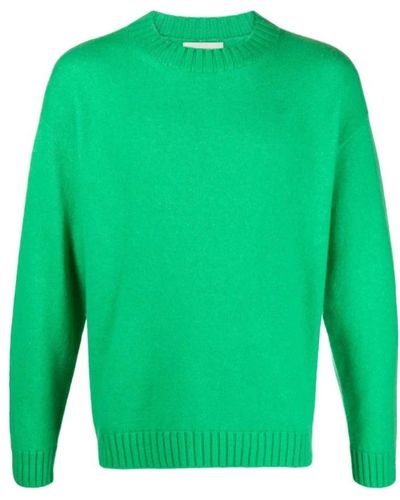 Laneus Round-Neck Knitwear - Green