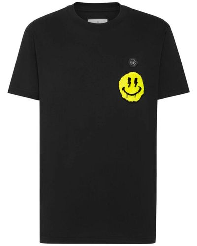 Philipp Plein Stylische t-shirts für männer und frauen - Schwarz