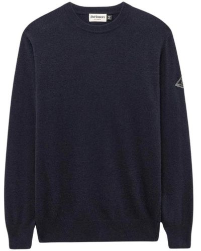 Roy Rogers Round-Neck Knitwear - Blue