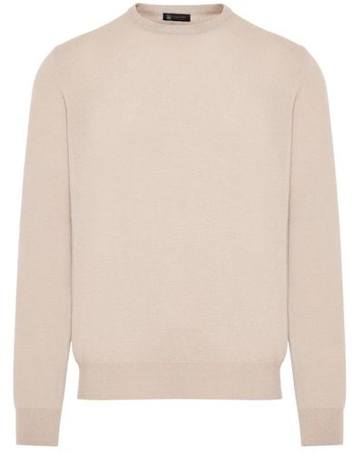 Colombo Round-Neck Knitwear - White