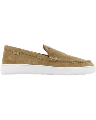 Hogan Loafers - Natural