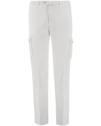 Kiton Slim-fit trousers - Weiß