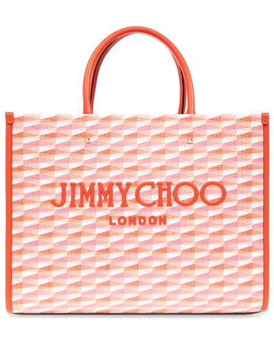 Jimmy Choo Avenue medium shopper-tasche - Rot