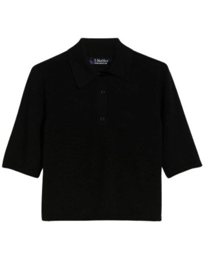 Max Mara Polo Shirts - Black
